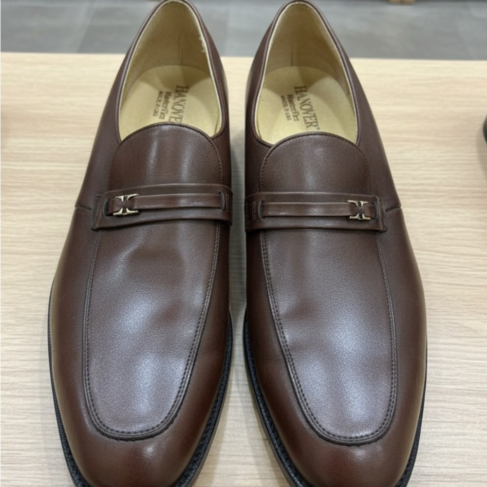 Hanover size 15 dress Brown Leather Loafers